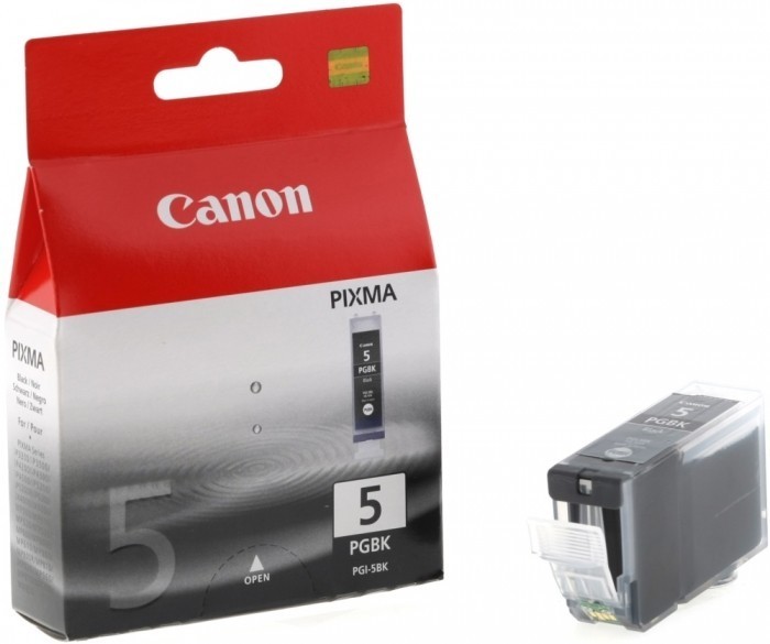 Картридж струйный Canon PGI-5BK для принтеров MP500/ 800/ iP4200/ R5200/ 5200R, 52 мл