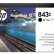 Картридж HP 843C (C1Q65A) оригинальный для принтера HP PageWide XL 4000/ 4100/ 4500/ 4600/ 5000/ 5100, черный, 400мл