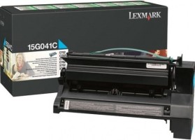 Картридж лазерный Lexmark 15G041C для принтеров C750/752/762, голубой, 6000 стр.