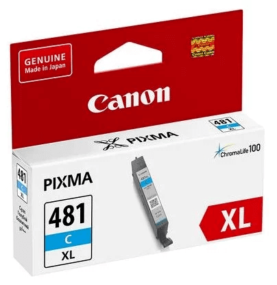 Картридж струйный Canon CLI-481XL С для принтеров PIXMA TS6140/  TS8140/  TS9140/  TR8540,  519 стр.