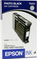 Картридж струйный Epson оригинальный C13T543100 T5431 для Stylus Pro 7600/9600 (черный)