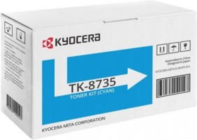 Картридж Kyocera TK-8735C (1T02XNCNL0) оригинальный для принтеров TASKalfa 7052ci/ 8052ci/ 7353ci/ 8353ci, cyan, 40000 страниц
