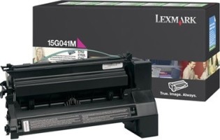 Картридж лазерный Lexmark 15G041M для принтеров C750/752/762, пурпурный, 6000 стр.