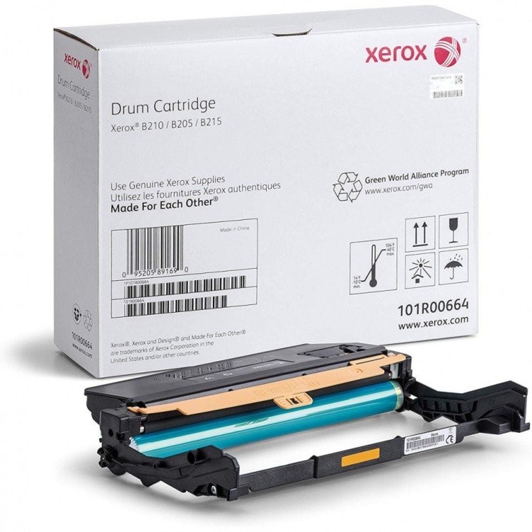 Фотобарабан Xerox 101R00664 оригинальный для Xerox B205/ B205V/ B210/ B210V/ B215/ B215V black (10000 страниц)