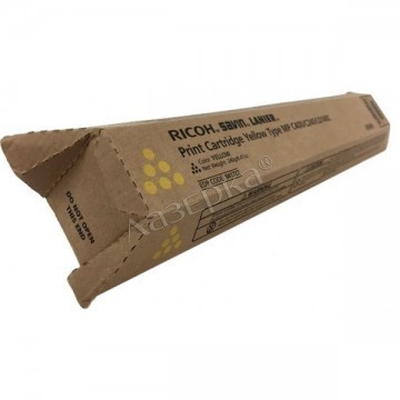Картридж Ricoh MP C400E (842041) оригинальный для Ricoh Aficio MP C300/ C300SR/ C400/ C400SR/ 401SP/ SRSP/ ZSP/ ZSRSP, желтый, 10000 стр.