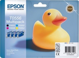 Набор картриджей Epson оригинальный C13T05564010 для Stylus RX520/R240 (B,C,Y,M) (cons ink)