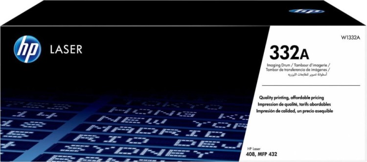 Фотобарабан HP W1332A (332A) оригинальный для принтеров LaserJet 408/ 432 черный, 30000 страниц