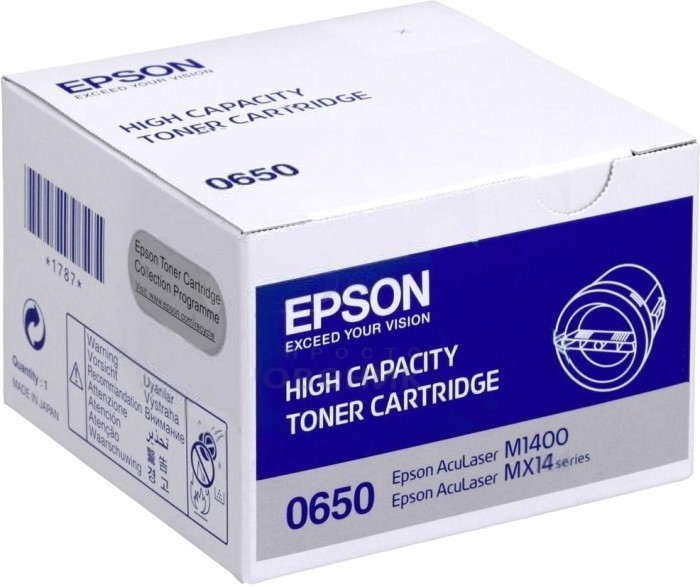C13S050650 оригинальный картридж Epson для принтера Epson AcuLaser M1400/ MX14, увеличенный, 2.2k C13S050650 оригинальный картридж Epson для принтера Epson AcuLaser M1400/ MX14, увеличенный, 2.2k