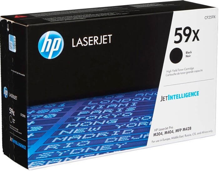 Картридж HP CF259X (59X) оригинальный для принтеров LaserJet Pro M404dn / M404dw / M404n, HP LaserJet Pro M428dw / M428dw / M428fdn / M428fdn / M428fdw, black, 10000 страниц