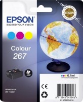 Картридж струйный Epson оригинальный C13T26704010 цветной для WF-100 (cons ink)