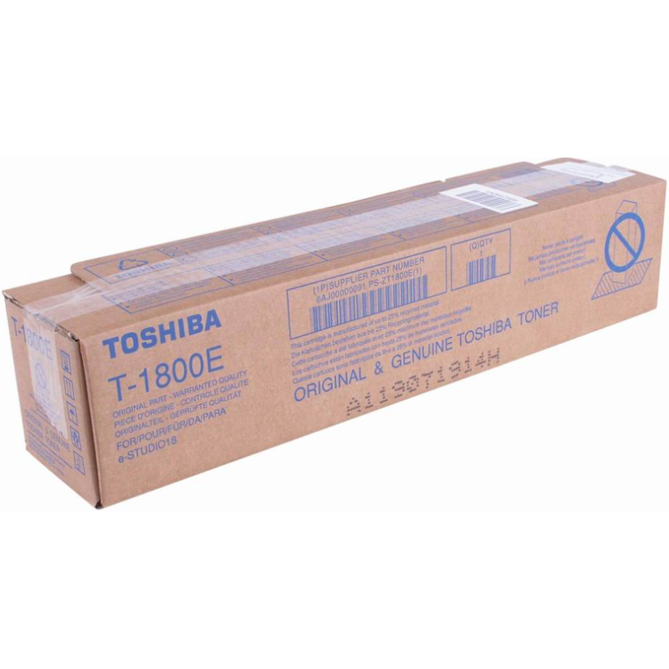 Картридж Toshiba T-1800E (6AJ00000091) оригинальный для Toshiba E-Studio 18, увеличенный, 22700 стр.