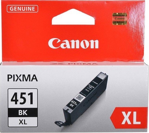 Картридж струйный Canon CLI-451XLBK для принтеров PIXMA iP7240, MG5440, 6340, 11 мл