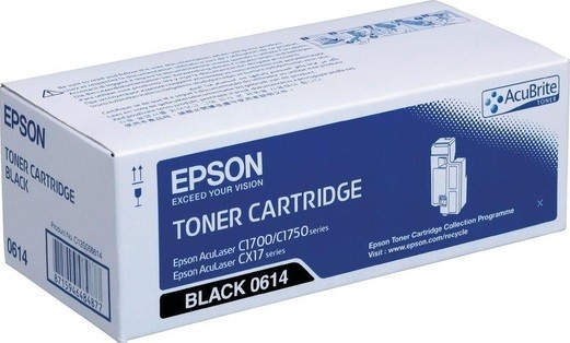 C13S050614 оригинальный картридж Epson для принтера Epson AL-C1700/1750/CX17 2.2k