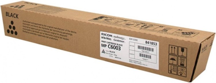 Картридж Ricoh MPC5501E/ MPC5000E (842052/ 841583) оригинальный для Ricoh Aficio MPC4000/ C5000/ С4501/ С5501, черный, 25500 стр.