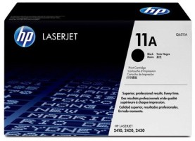 Картридж HP Q6511A (11A) оригинальный для принтеров LaserJet 2400/ 2410/ 2420/ 2420d/ 2420n/ 2420dn/ 2430/ 2430n/ 2430t/ 2430tn/ 2430dtn black, 6000 страниц