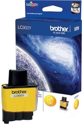 Картридж струйный Brother оригинальный LC-900Y (FAX1840С) Yellow (400стр)