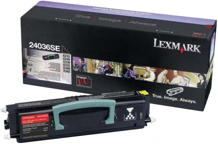 Картридж лазерный Lexmark 24036SE для принтеров E230/ E232/ E240/ E330/ E332/ E340/ E342, черный, 2500 стр.