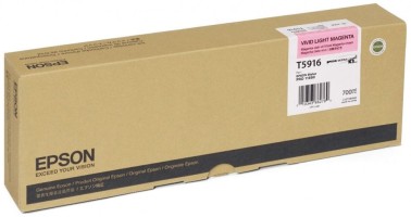 Epson C13T591600 оригинальный картридж (T5916 Vivid Light Magenta) для принтера Epson Stylus Pro 11880, светло-пурпурный