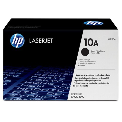 Картридж HP Q2610A (10A) оригинальный для принтеров LaserJet 2300/ 2300n/ 2300d/ 2300dn/ 2300dtn/ 2300l/ 2300ln black, 6000 страниц