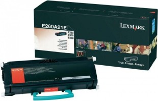 Картридж лазерный Lexmark E260A21E для принтеров E260dn, черный, 3500 стр.