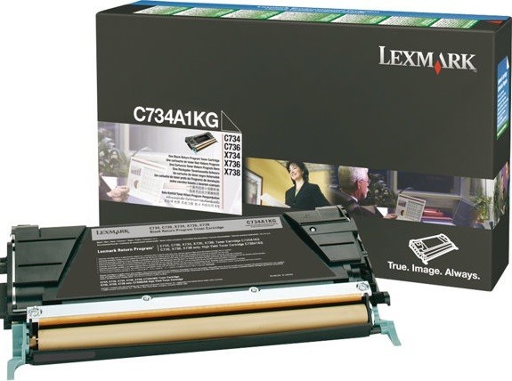 Картридж лазерный Lexmark C734A1KG для принтеров c73x/x73x, черный, 8000 стр.