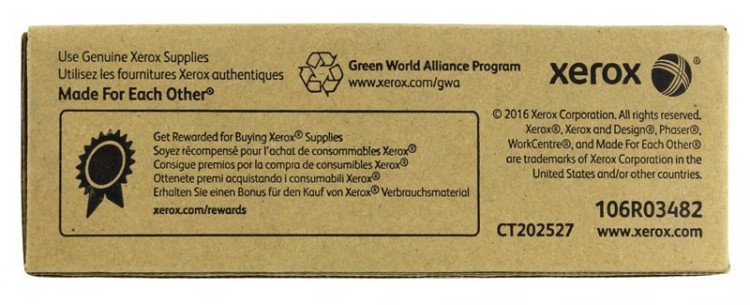 Картридж Xerox 106R03482 оригинальный для Xerox Phaser 6510, WorkCentre 6515, magenta (1000 страниц)