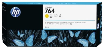 Картридж оригинальный HP 764 (C1Q15A) для HP Designjet T3500, желтый, 300 мл.
