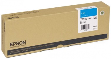 Epson C13T591200 оригинальный картридж (T5912 Cyan) для принтера Epson Stylus Pro 11880, голубой