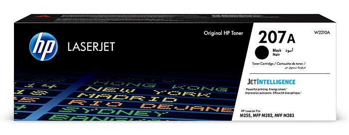 Картридж HP W2210A (207A) оригинальный для принтеров Color Laser Jet M255/ MFP M282/ M283, black, 1350 страниц