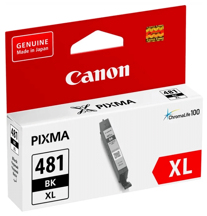 Картридж струйный Canon CLI-481XL BK для принтеров PIXMA TS6140/  TS8140/  TS9140/  TR8540,  2280 стр.