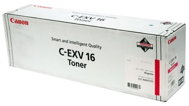 Тонер-картридж Canon C-EXV16M для принтеров CLC4040, CLC5151, пурпурный, 36 000 стр.