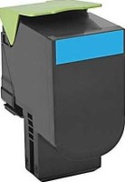 Картридж лазерный Lexmark 80C8HC0 для принтеров CX410/CX510, голубой, 3000 стр.