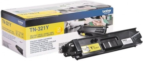 Картридж лазерный Brother TN-321Y (TN321Y) оригинальный для принтеров HLL8250CDN/ MFCL8650CDW yellow (1 500 стр.)