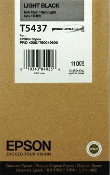 Картридж струйный Epson оригинальный T5437 C13T543700 Epson ST 7600/9600 серый Картридж струйный Epson оригинальный T5437 C13T543700 Epson ST 7600/9600 серый