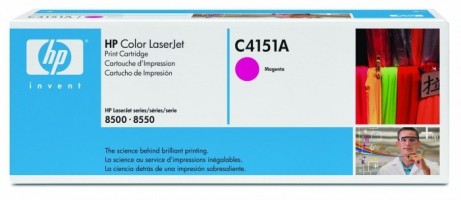 Картридж HP C4151A оригинальный для принтеров Color LJ 8500/ 8550 magenta, 8500 страниц