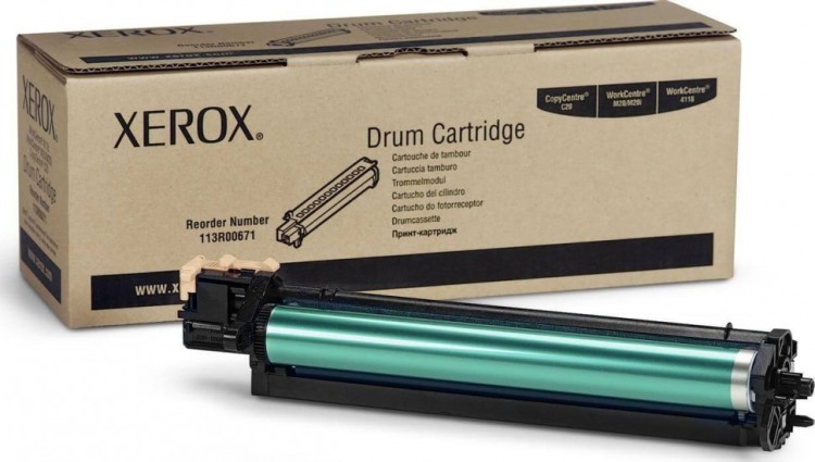 Фотобрабан Xerox 113R00671 оригинальный для Xerox WorkCentre 4118/ M20/ 20i, black, (20000 страниц)