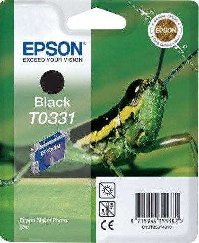 Картридж струйный Epson оригинальный C13T03314010 T0331 для ST PHOTO 950 черный