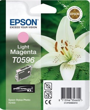 Картридж струйный Epson оригинальный C13T05964010 T0596 для R2400, Light Magenta (cons ink) Картридж струйный Epson оригинальный C13T05964010 T0596 для R2400, Light Magenta (cons ink)