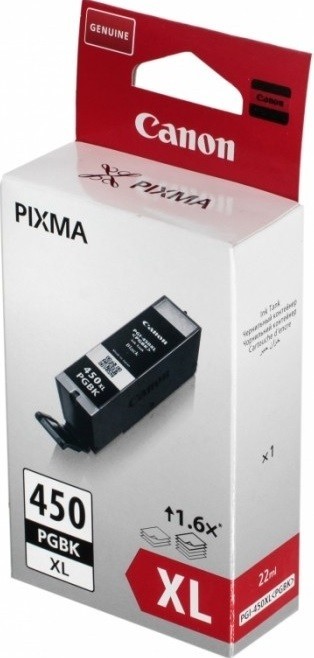 Картридж струйный Canon PGI-450XL для принтеров PIXMA iP7240, MG5440, 6340, 22 мл