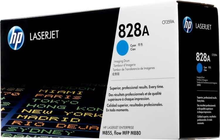 Фотобарабан HP CF359A (828A) оригинальный для принтеров Color LaserJet Enterprise M855/ M880 Cyan, 30000 страниц