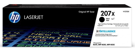 Картридж HP W2210X (207X) оригинальный для принтеров Color Laser Jet M255/ MFP M282/ M283, black, 3150 страниц