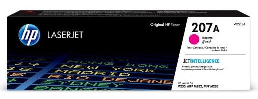 Картридж HP W2213A (207A) оригинальный для принтеров Color Laser Jet M255/ MFP M282/ M283, magenta, 1250 страниц