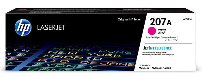 Картридж HP W2213A (207A) оригинальный для принтеров Color Laser Jet M255/ MFP M282/ M283, magenta, 1250 страниц