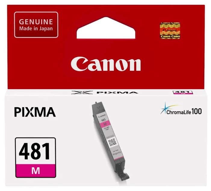 Картридж струйный Canon CLI-481 M для принтеров PIXMA TS6140/  TS8140/  TS9140/  TR8540,  237 стр.