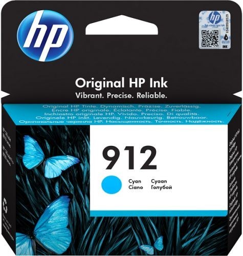 Картридж оригинальный HP 912 (3YL77AE) для HP OfficeJet 801x/ 802x, голубой, 315 стр.