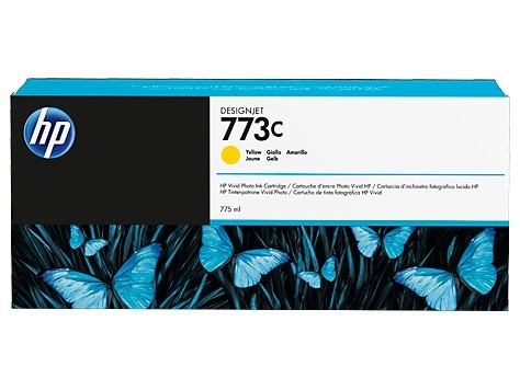 Картридж оригинальный HP 773C (C1Q40A) для Designjet Z6600/ Z6800, желтый, 775 мл.