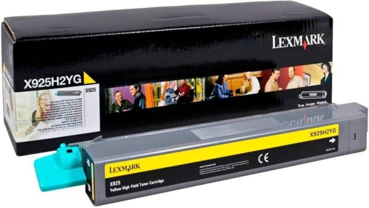 Картридж лазерный Lexmark X925 для принтеров X925de, желтый, 7500 стр.