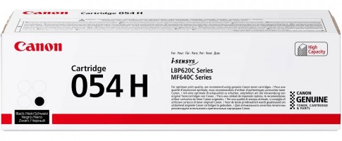 Тонер-картридж Canon 054HBk для принтеров MF645Cx/ MF643Cdw/ MF641Cw/ LBP621/ 623, черный, 3100 стр.