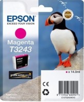 Картридж струйный Epson оригинальный C13T32434010 T3243 пурпурный для SC-P400 (cons ink)