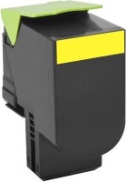 Картридж лазерный Lexmark 80C8HY0 для принтеров CX410/CX510, желтый, 3000 стр.